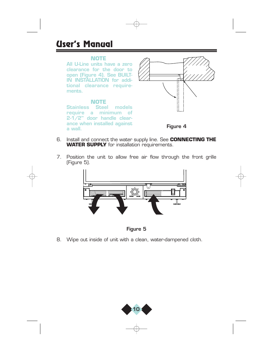 User’s manual | U-Line CLRCO2075 User Manual | Page 12 / 48