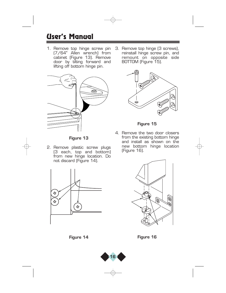 User’s manual | U-Line CLRCO2075 User Manual | Page 18 / 48