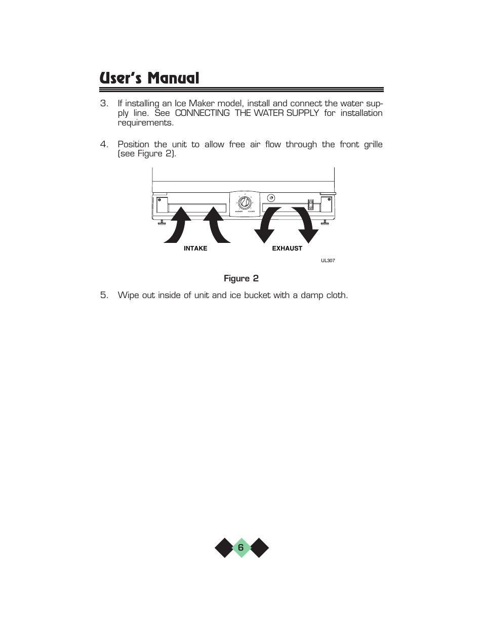 User’s manual | U-Line pmn User Manual | Page 8 / 32
