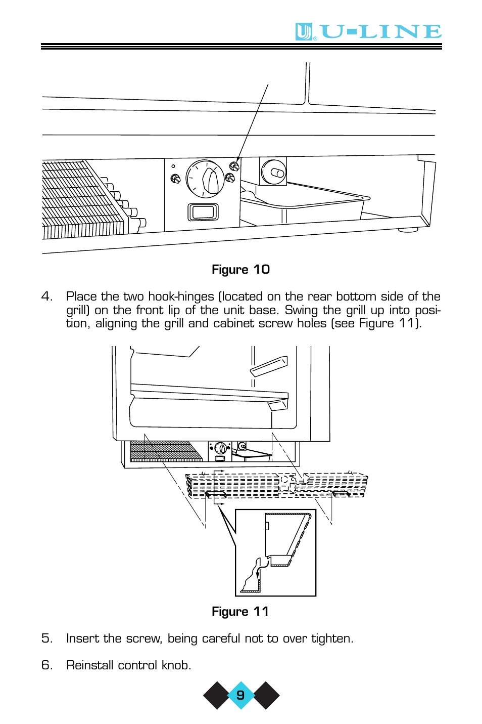 U-Line ICE-MAKER/REFRIGERATOR User Manual | Page 11 / 33