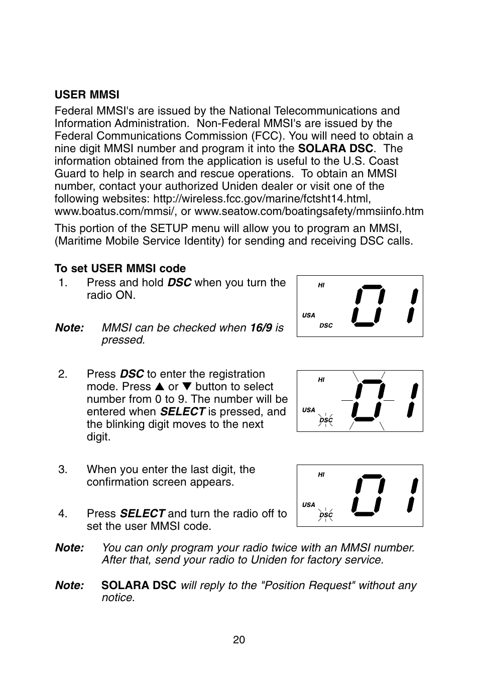 Uniden Solar DSC BK User Manual | Page 22 / 32