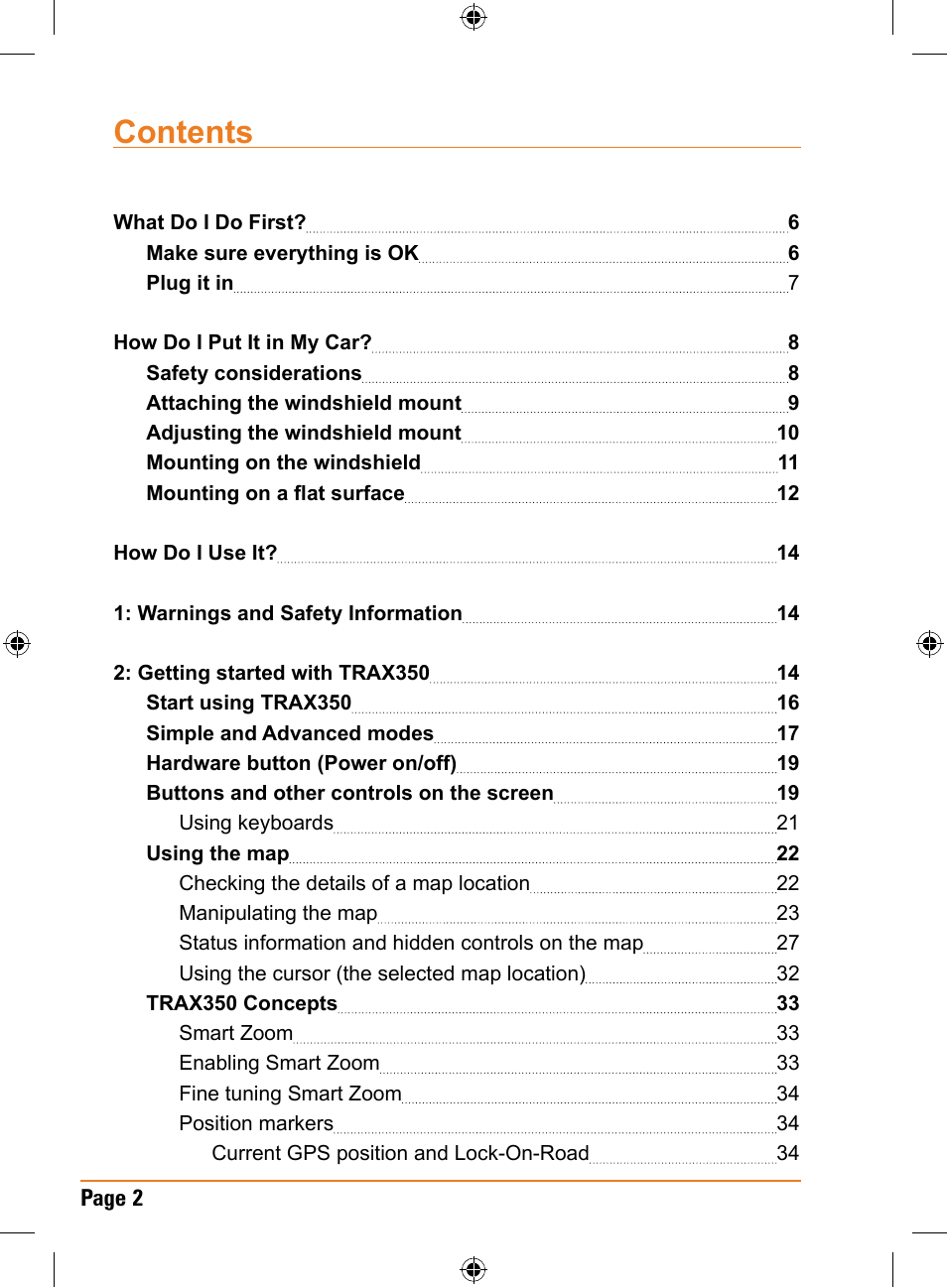 Uniden TRAX350 User Manual | Page 2 / 120