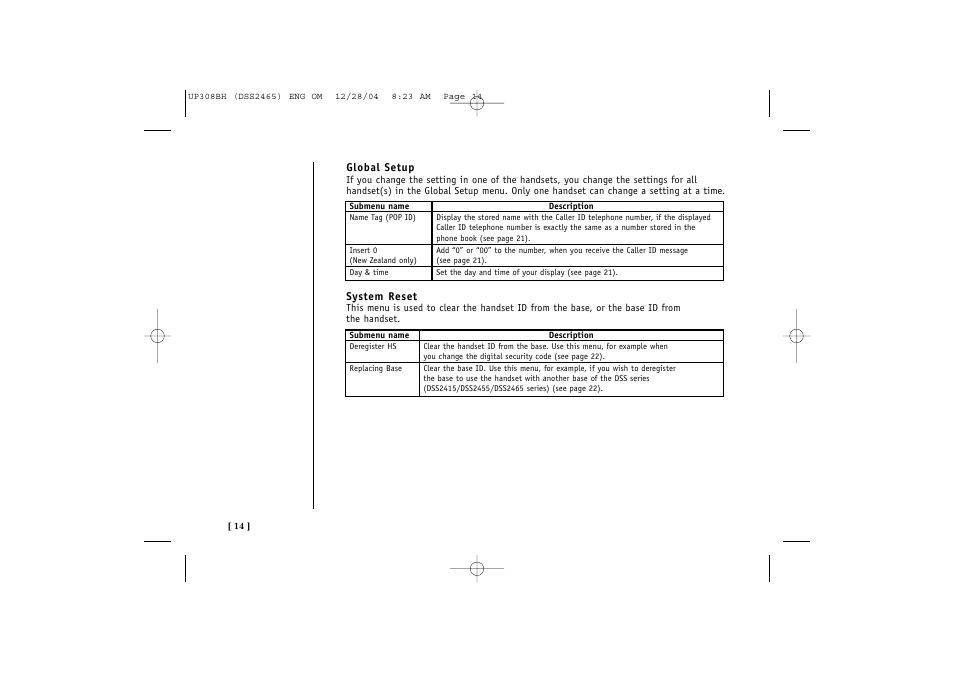 Uniden DSS 2475 User Manual | Page 20 / 76
