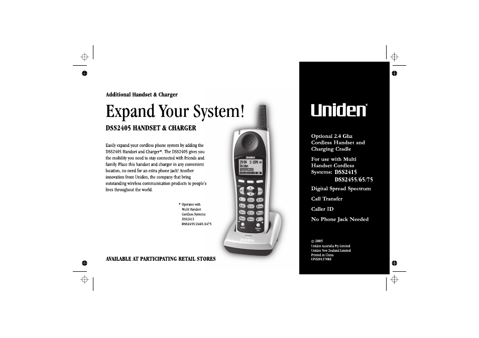 Uniden DSS 2475 User Manual | Page 76 / 76