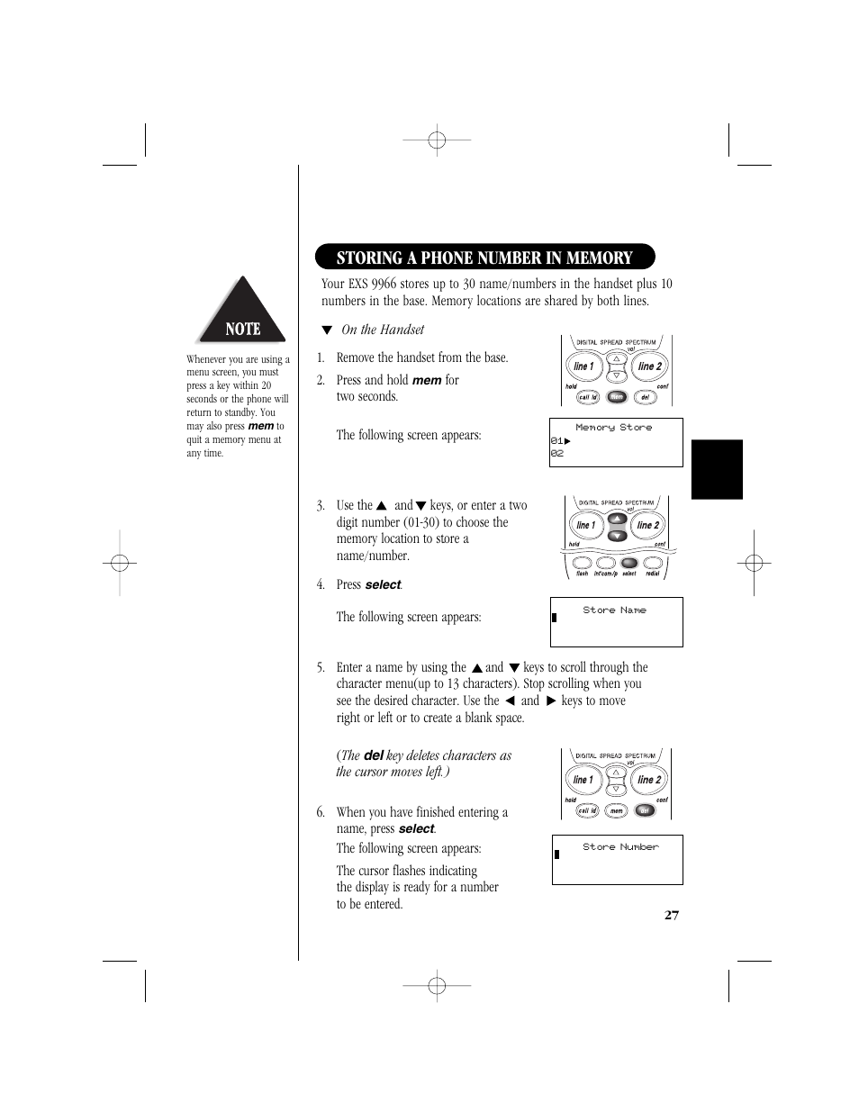 Uniden T H E E X S 9 9 6 6 User Manual | Page 29 / 48