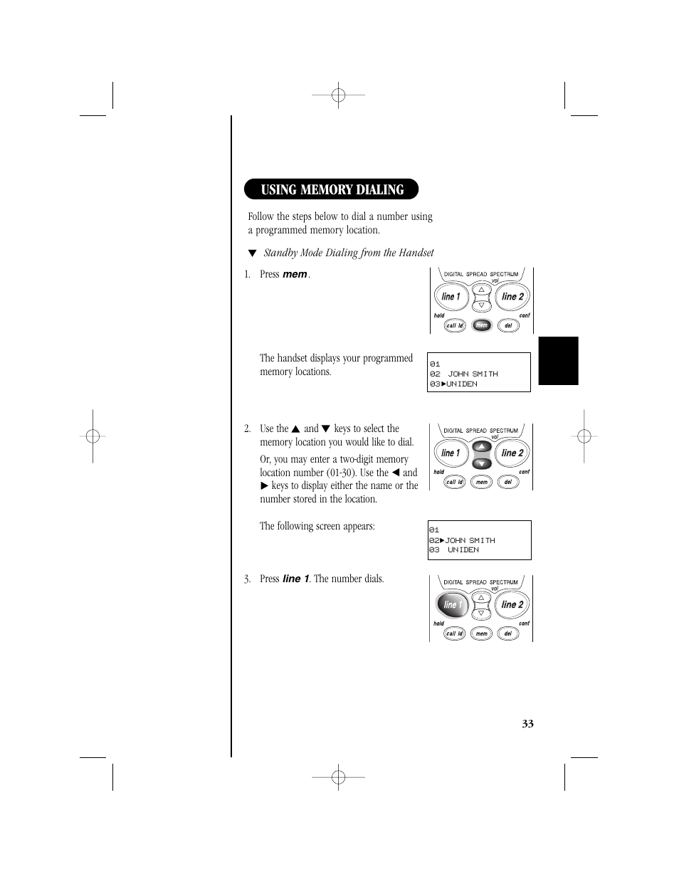 Uniden T H E E X S 9 9 6 6 User Manual | Page 35 / 48