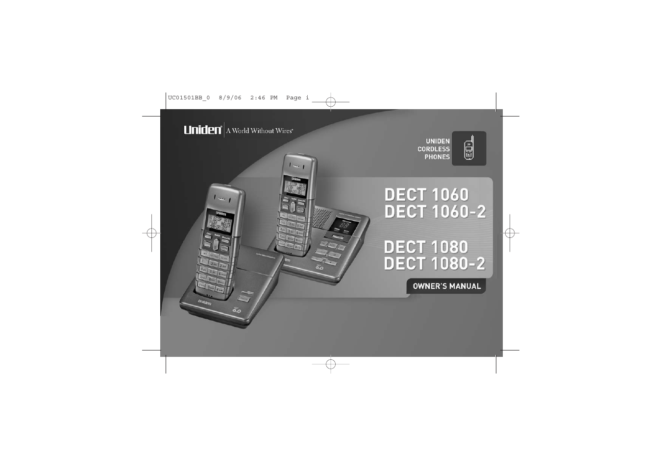 Uniden DECT1080 User Manual | 56 pages