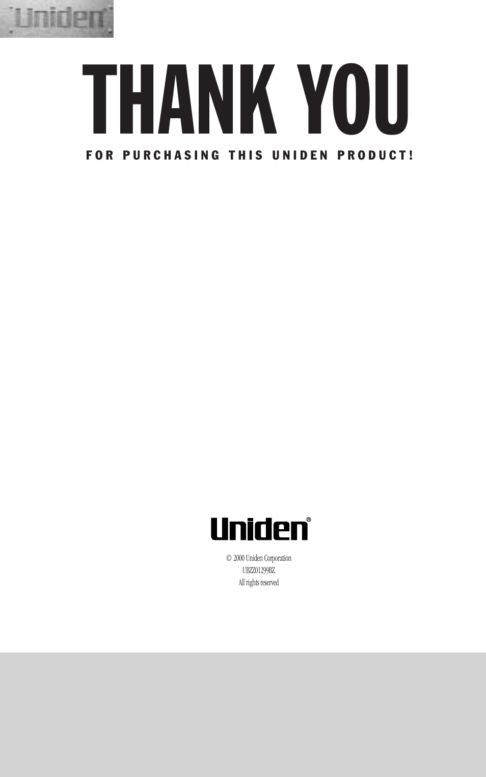 Uniden BEARCAT UBC248CLT User Manual | Page 40 / 40