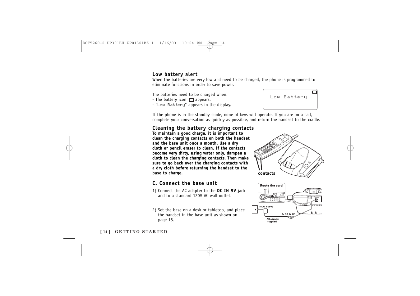 Uniden DCT5260 User Manual | Page 16 / 64