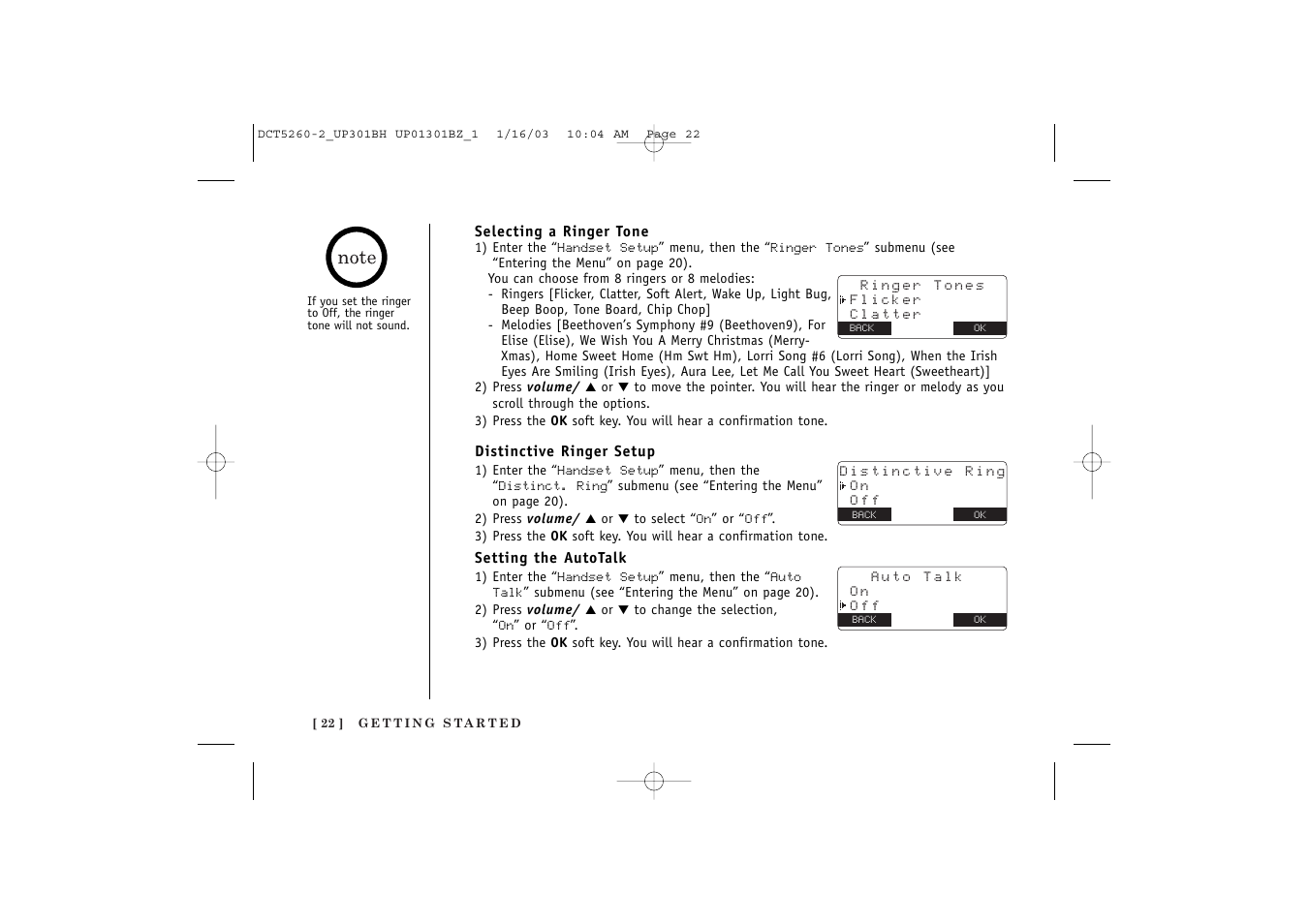 Uniden DCT5260 User Manual | Page 24 / 64