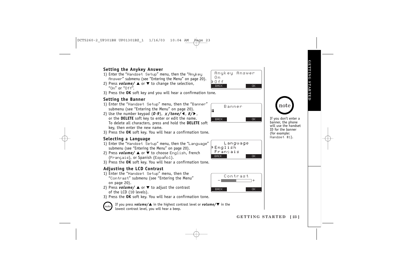 Uniden DCT5260 User Manual | Page 25 / 64