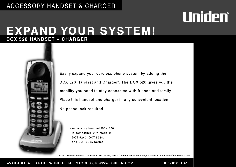 Uniden DCT5260 User Manual | Page 64 / 64