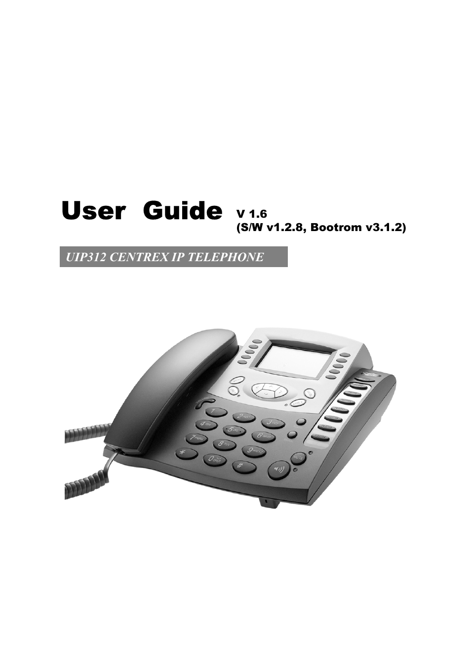 Uniden UIP312 User Manual | 72 pages