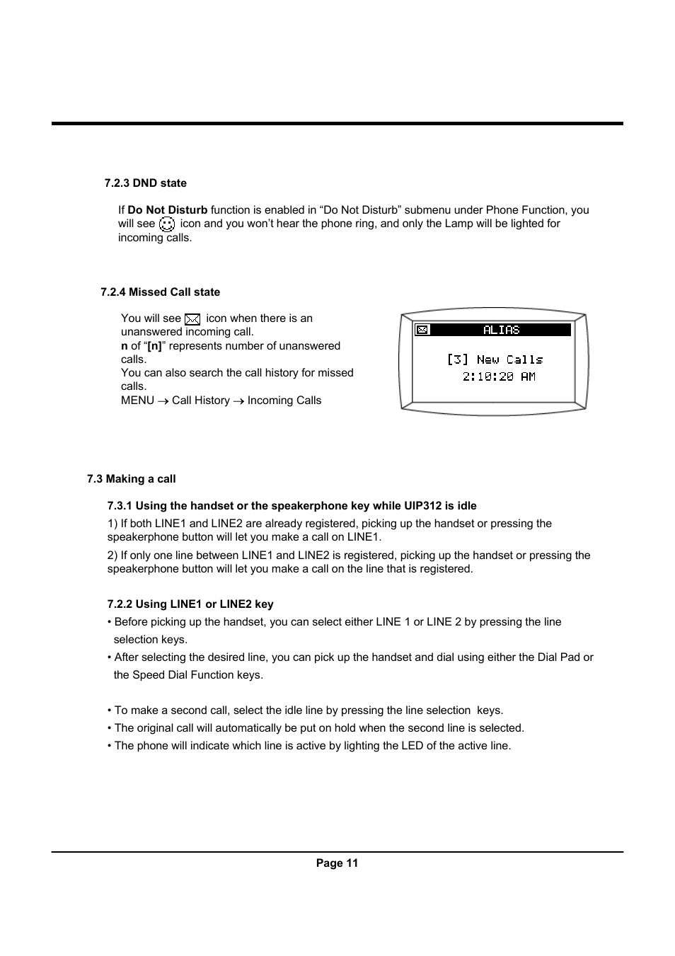 Uniden UIP312 User Manual | Page 15 / 72