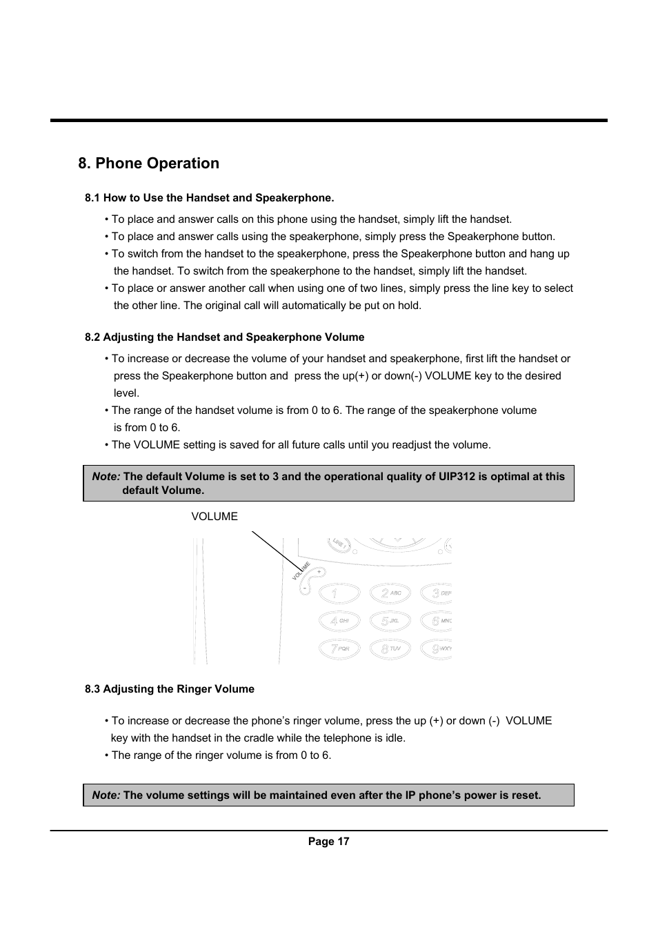 Phone operation | Uniden UIP312 User Manual | Page 21 / 72