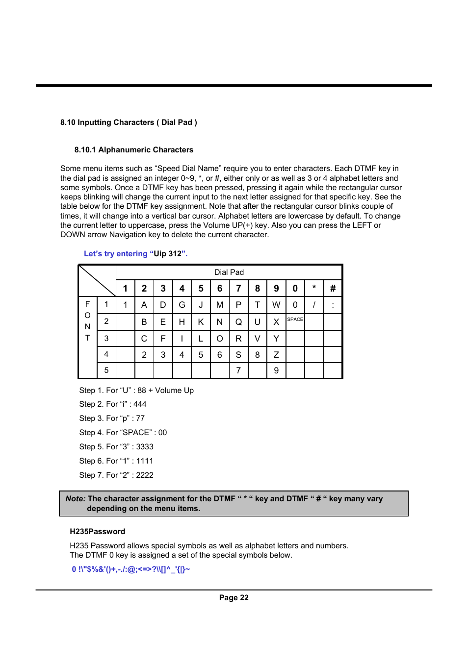 Uniden UIP312 User Manual | Page 26 / 72