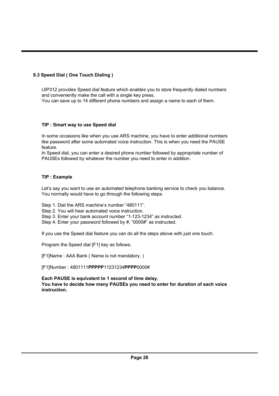 Uniden UIP312 User Manual | Page 32 / 72