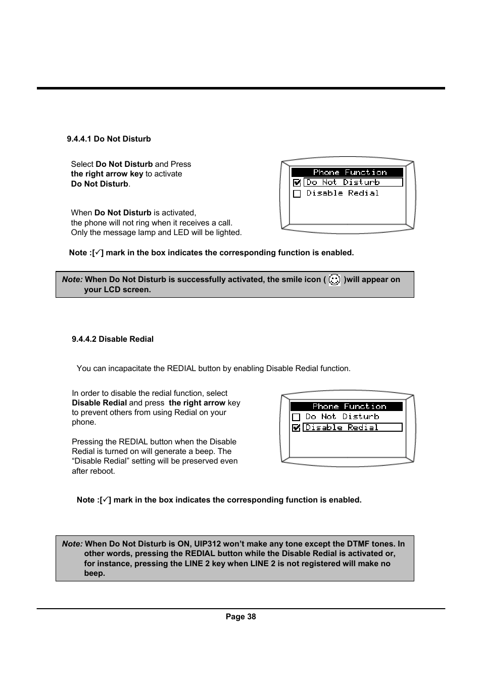 Uniden UIP312 User Manual | Page 42 / 72
