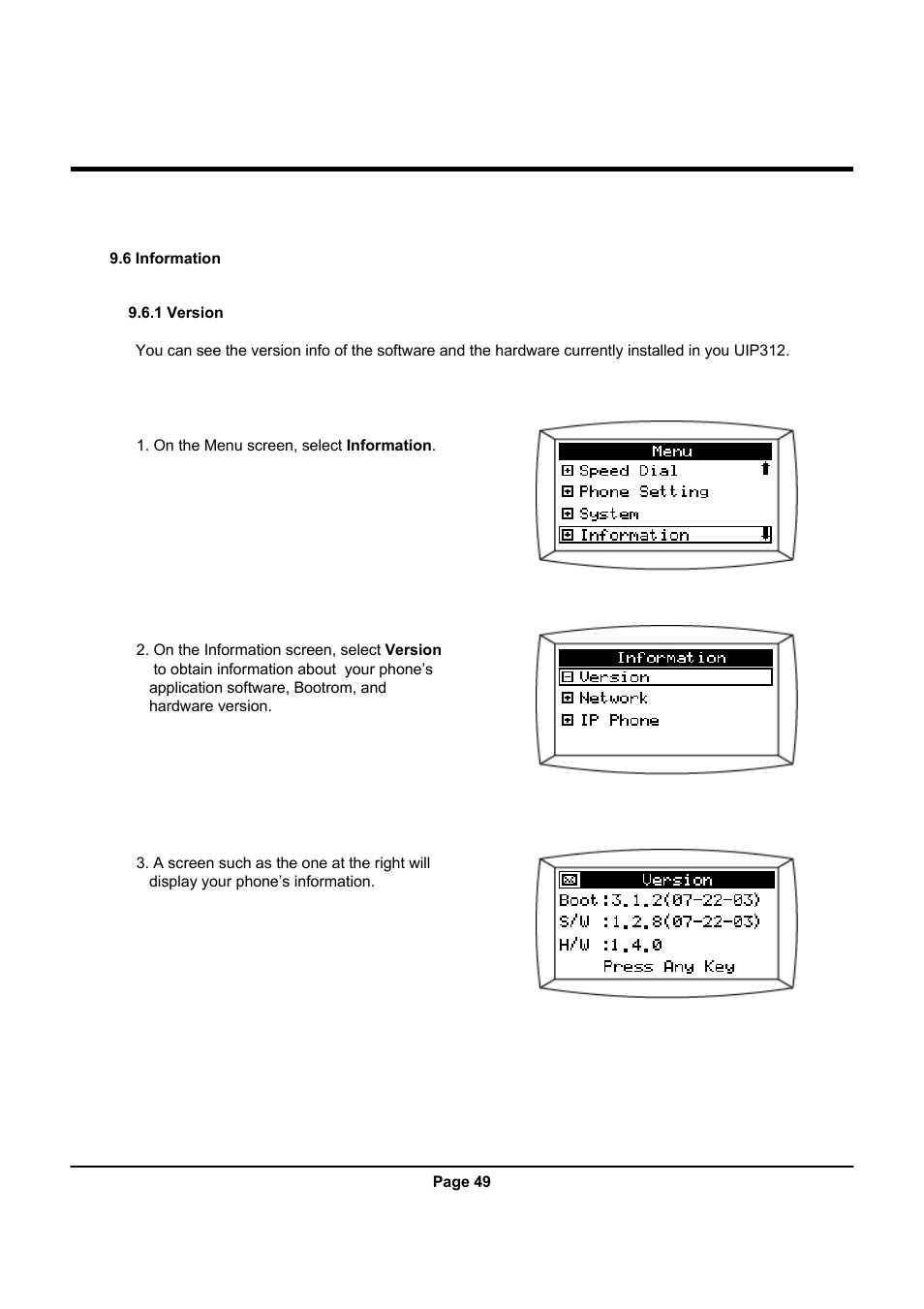 Uniden UIP312 User Manual | Page 53 / 72