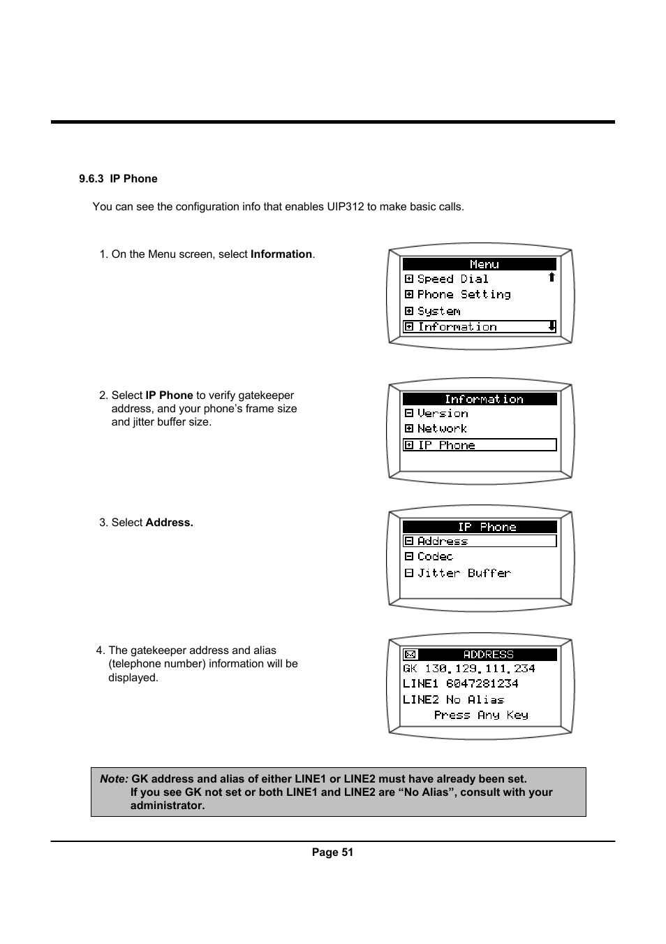 Uniden UIP312 User Manual | Page 55 / 72