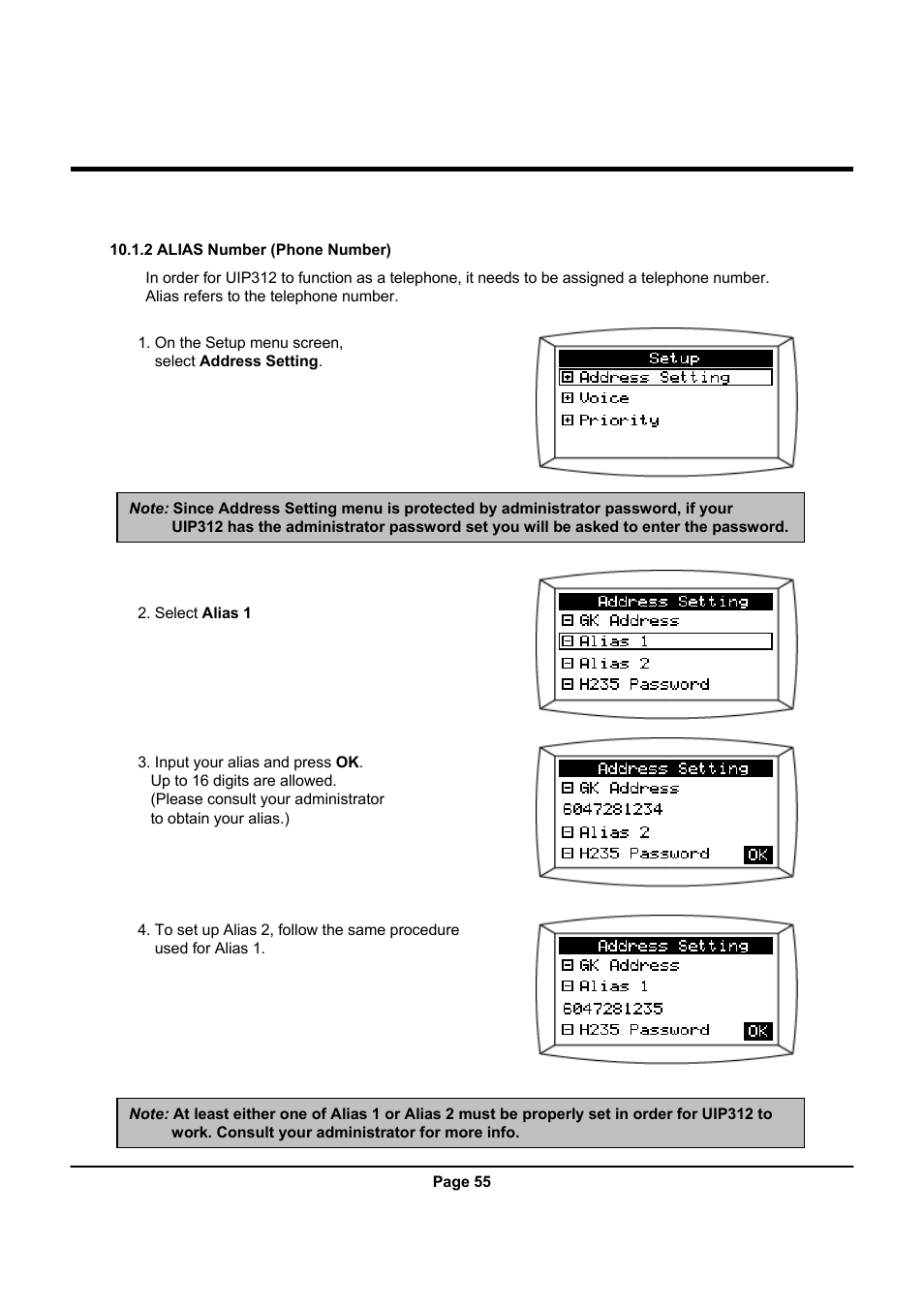 Uniden UIP312 User Manual | Page 59 / 72