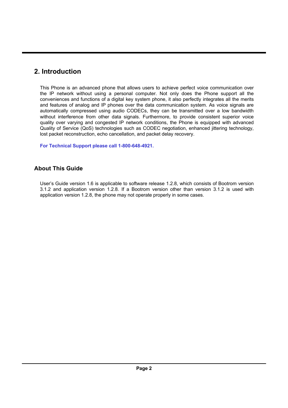 Introduction | Uniden UIP312 User Manual | Page 6 / 72