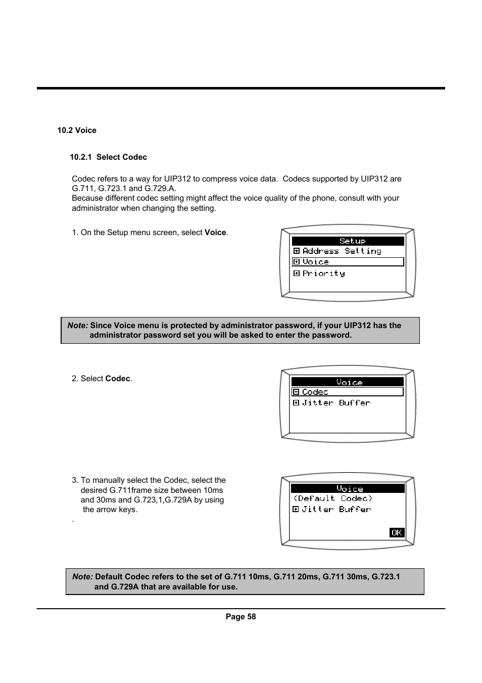 Uniden UIP312 User Manual | Page 62 / 72