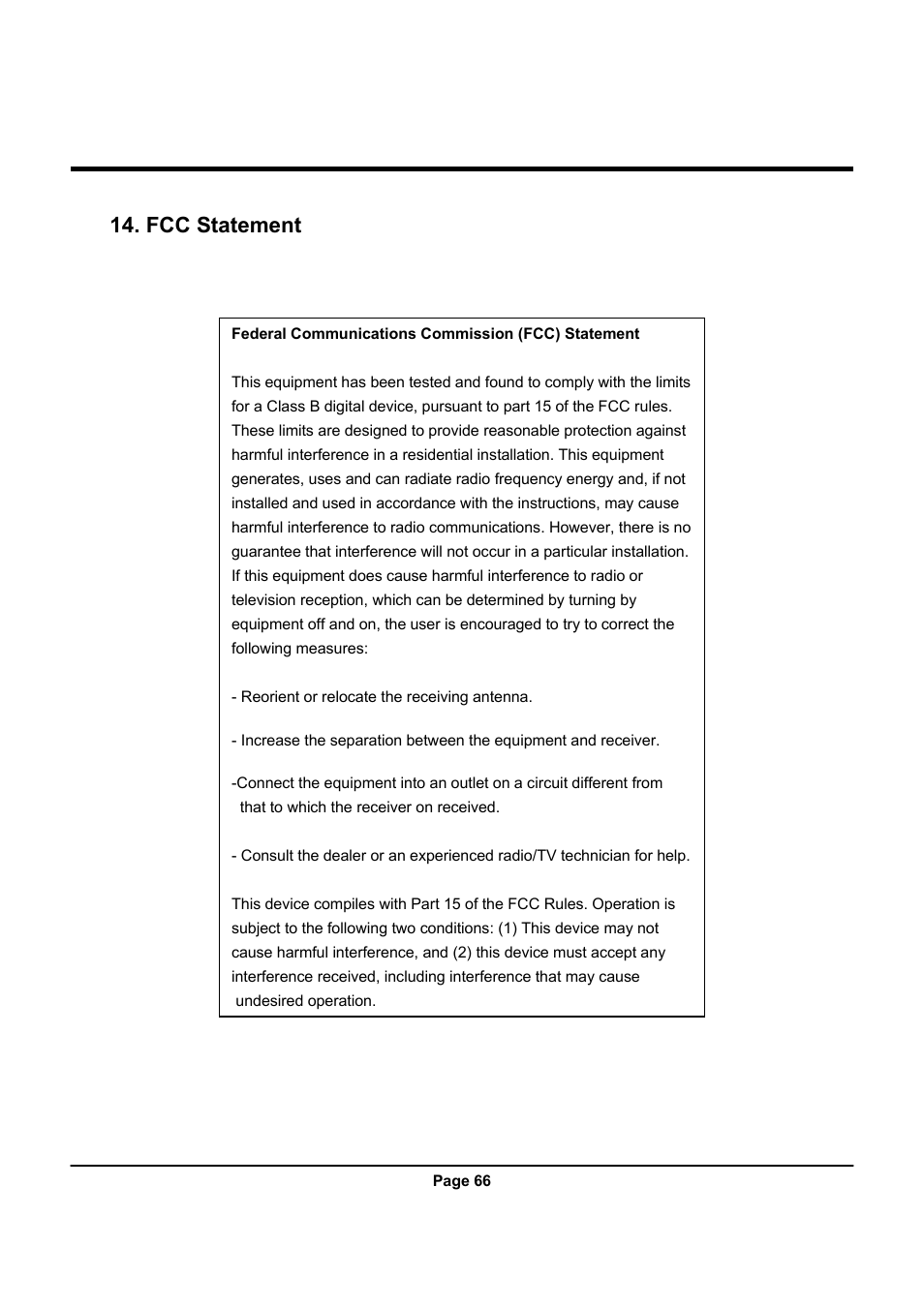 Fcc statement | Uniden UIP312 User Manual | Page 70 / 72