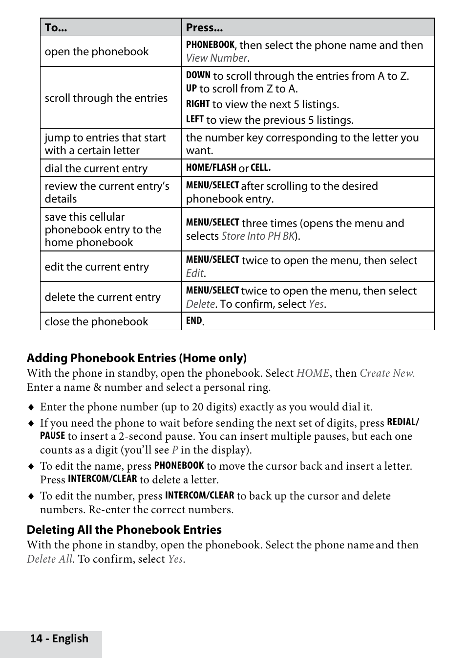 Uniden D3280 User Manual | Page 14 / 26