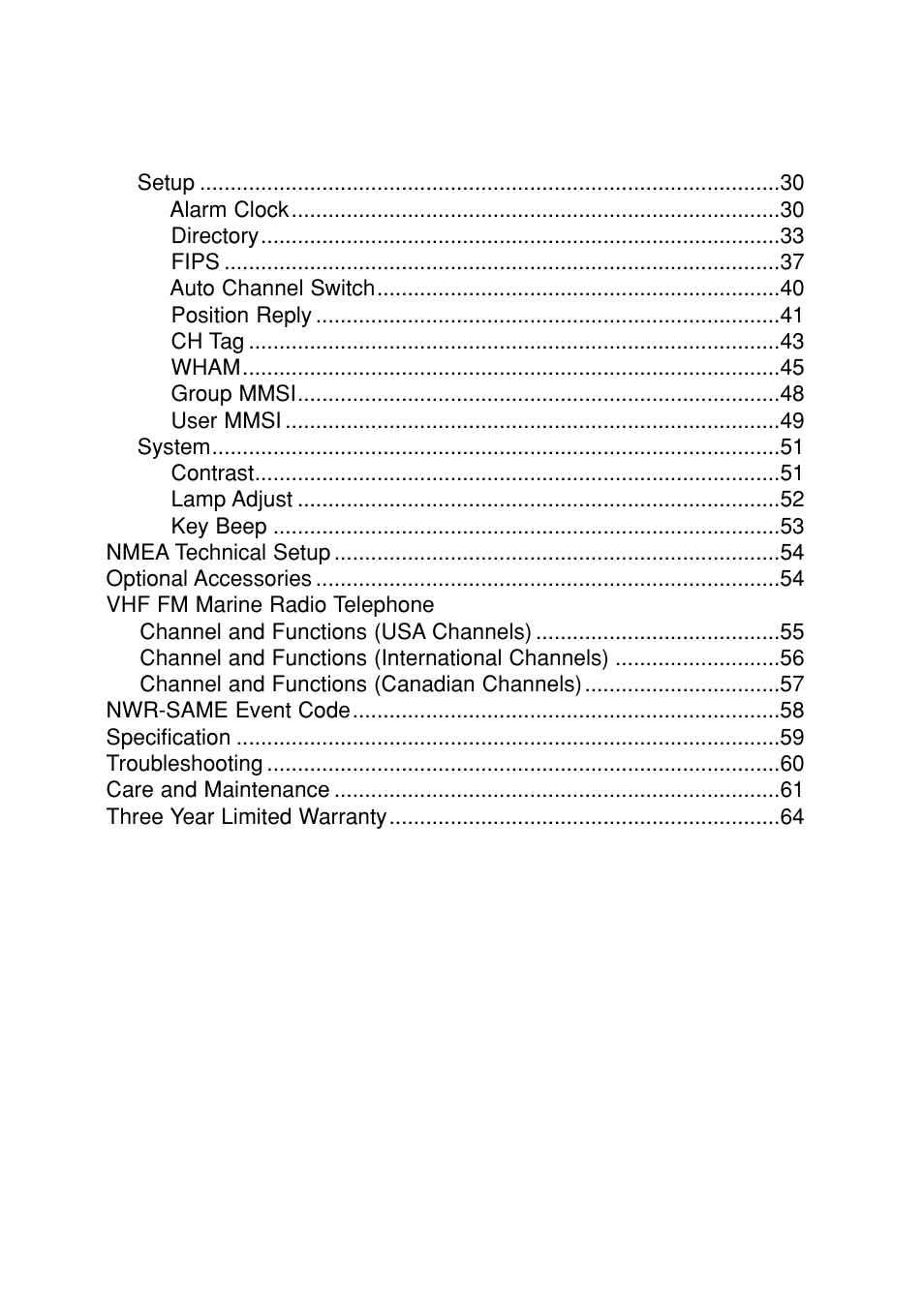 Uniden DSC Series User Manual | Page 4 / 68