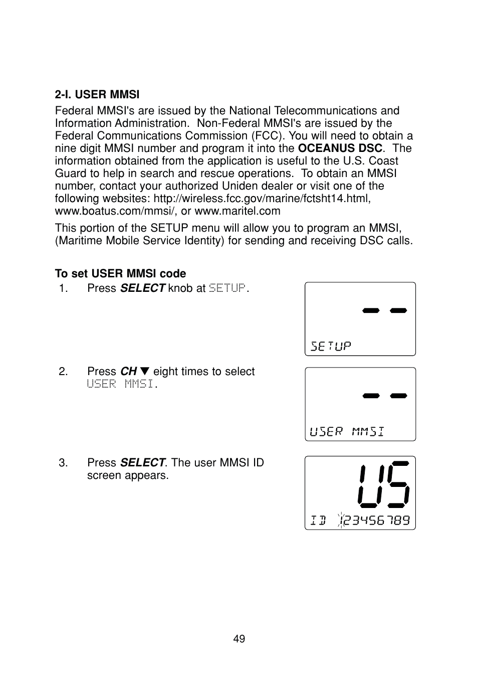 Uniden DSC Series User Manual | Page 52 / 68