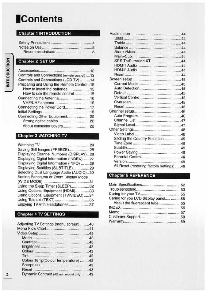 Uniden TL32TX1-AW User Manual | Page 2 / 60