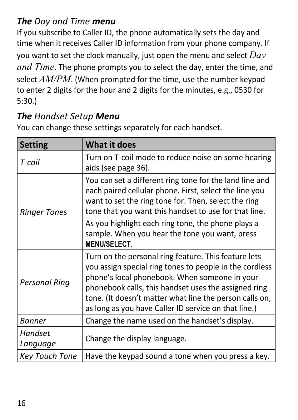 Uniden DECT3181 User Manual | Page 16 / 44