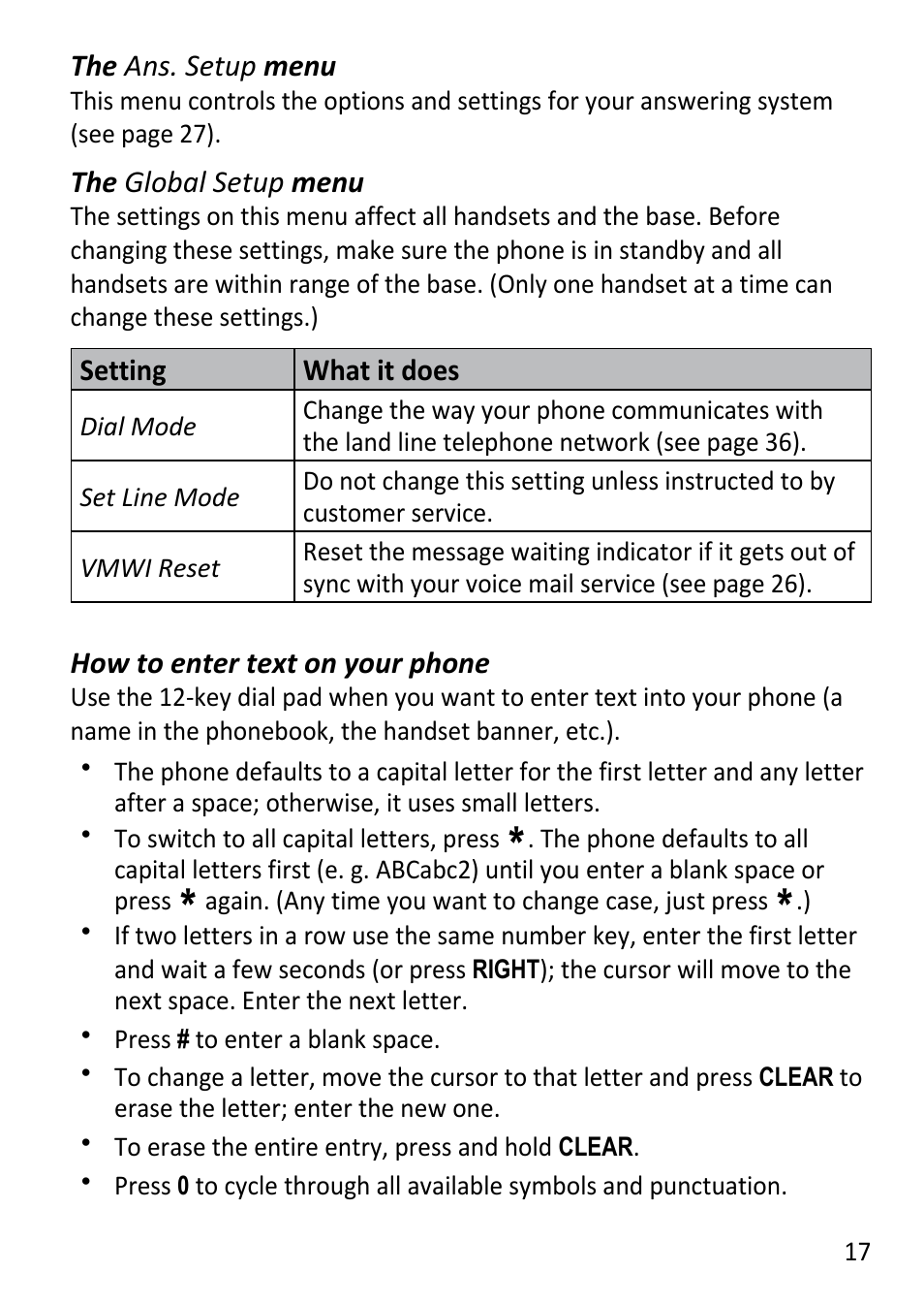 Uniden DECT3181 User Manual | Page 17 / 44