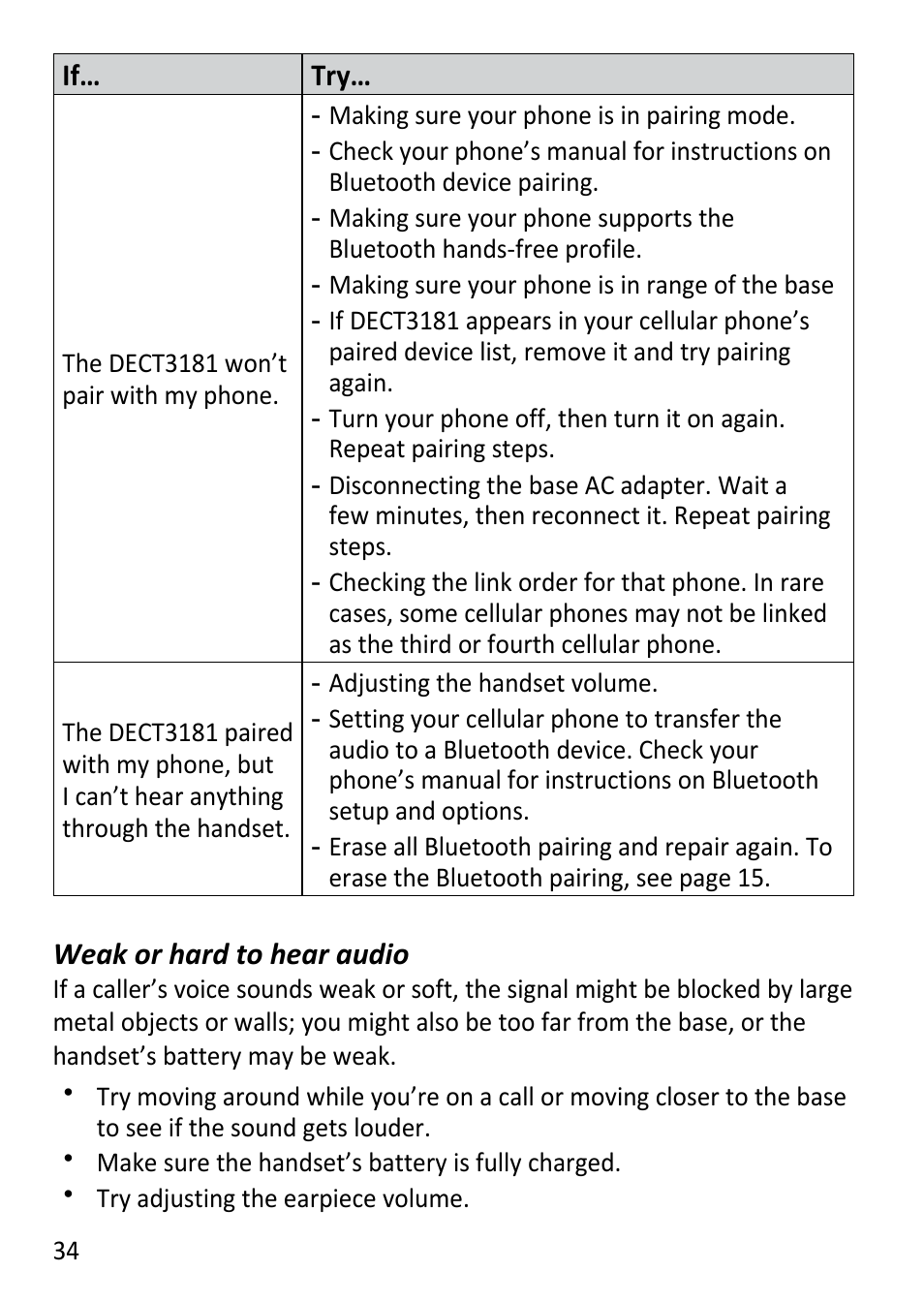 Uniden DECT3181 User Manual | Page 34 / 44
