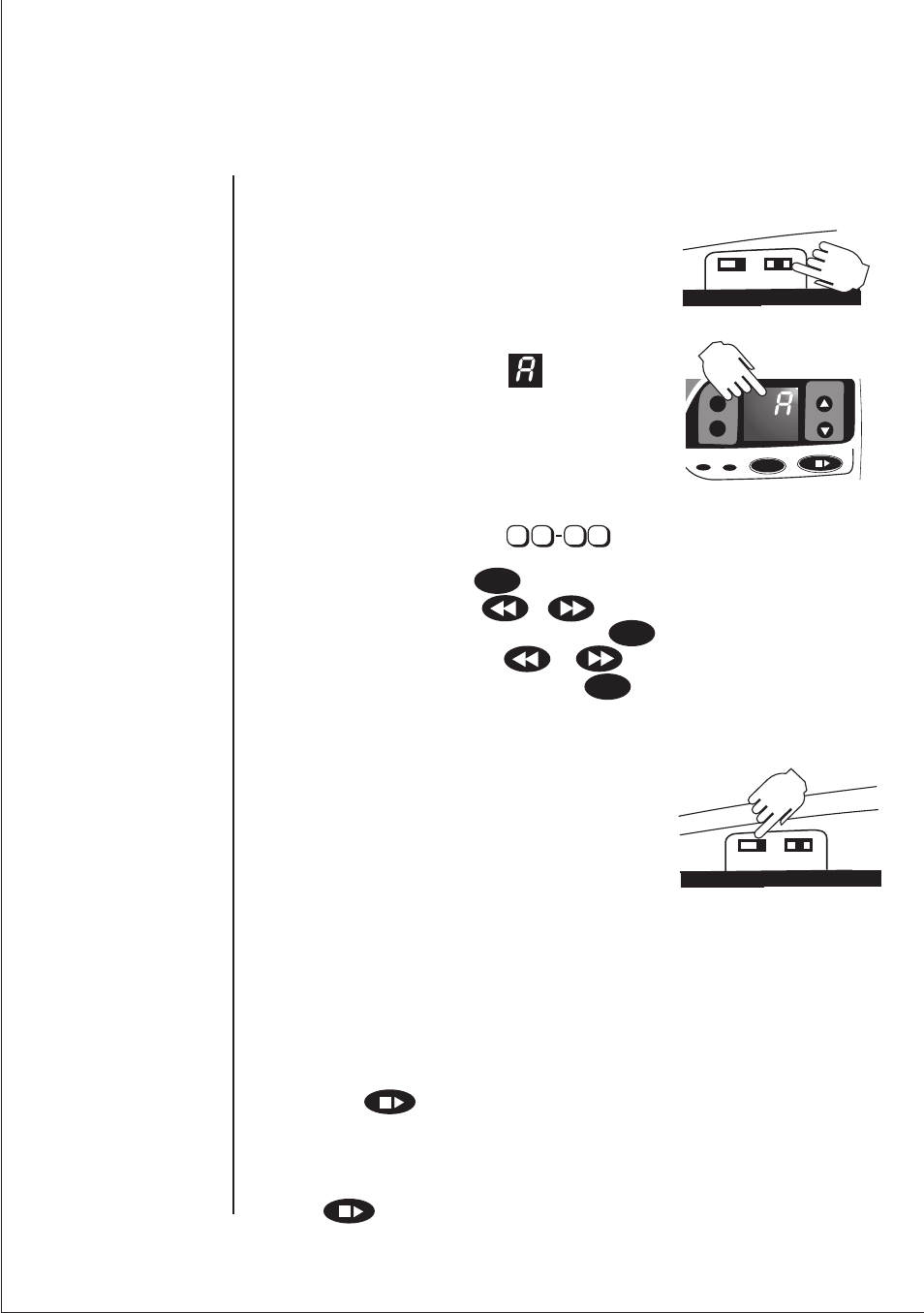 Selecting ring time switch, Selecting a pin code, Using your answering system playing your messages | Selecting the message record time, Announce only feature | Uniden DS845 User Manual | Page 26 / 32