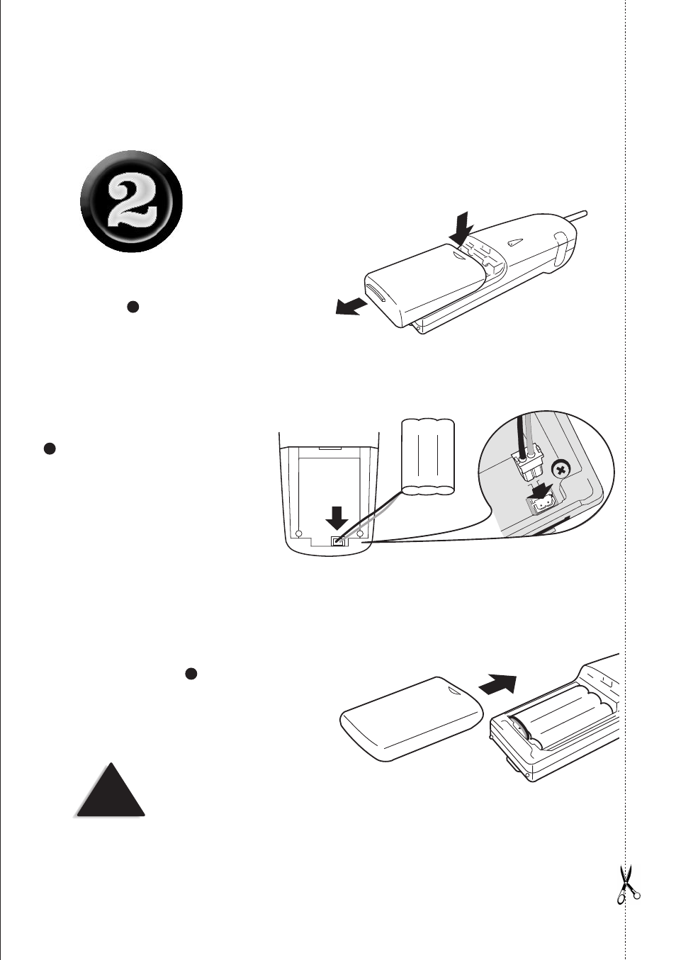 Installing the handset battery, Quick start guide | Uniden DS845 User Manual | Page 4 / 32