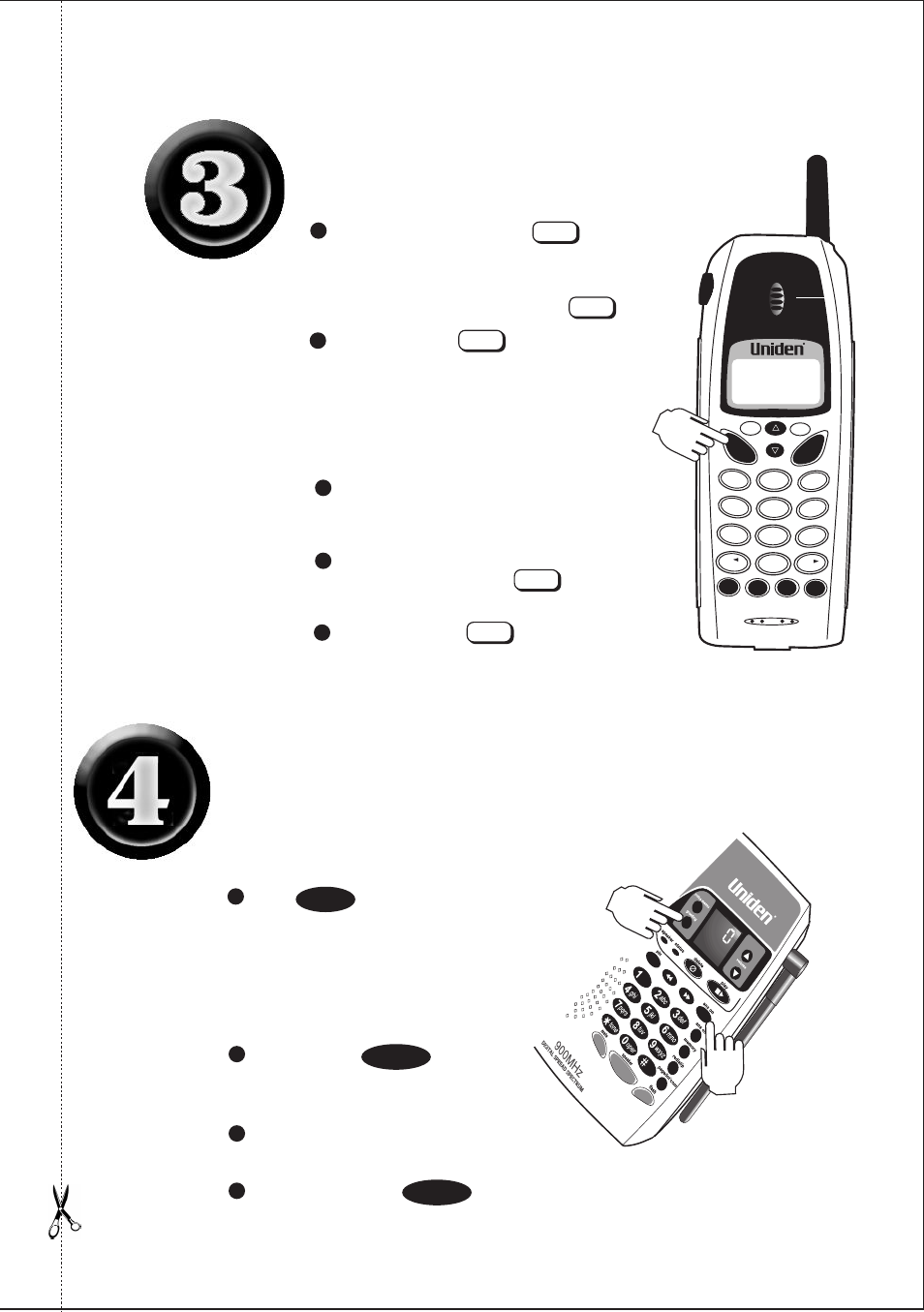 Setting up the answering system, Making a call, Answering a call | Quick start guide | Uniden DS845 User Manual | Page 5 / 32