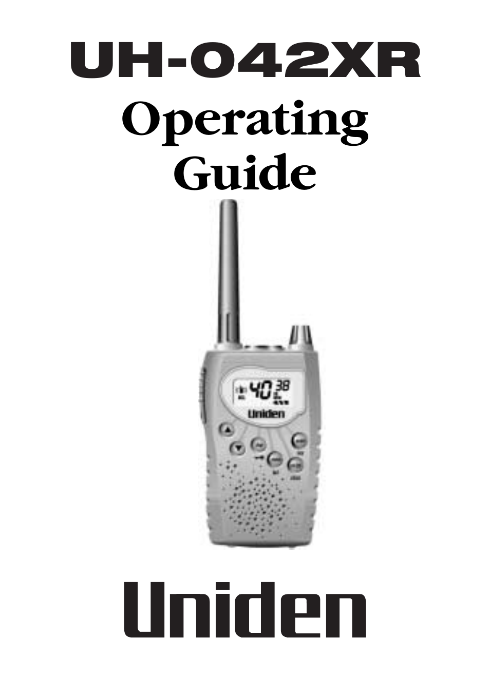 Uniden UH-042XR User Manual | 28 pages