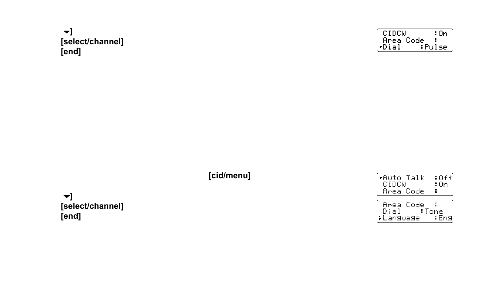 Setting the language, Setting.the.language | Uniden DX15686 Series User Manual | Page 19 / 48