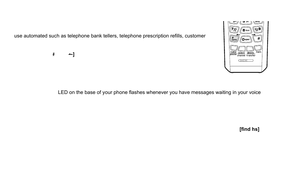 Tone dialing switch-over, Voice mail waiting indicator, To access your voice mailbox | Tone.dialing.switch-over, Voice.mail.waiting.indicator | Uniden DX15686 Series User Manual | Page 29 / 48