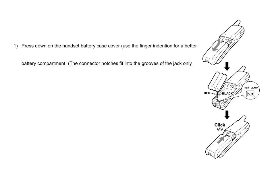 Installing the rechargeable battery packs into the, Handsets | Uniden DX15686 Series User Manual | Page 9 / 48