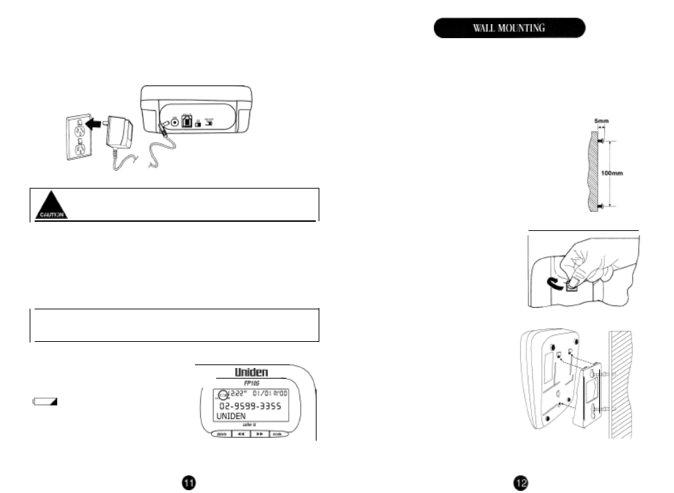 Uniden FP105 User Manual | Page 7 / 16