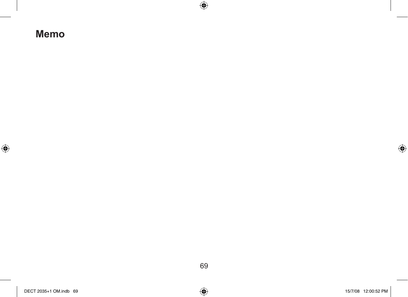 Uniden DECT2035+2 User Manual | Page 69 / 72