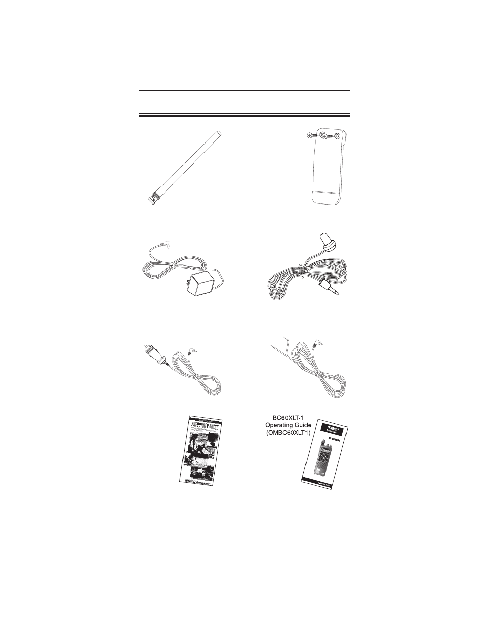 Accessories and replacement parts 35, Accessories and replacement parts | Uniden BC 235XLT User Manual | Page 35 / 37