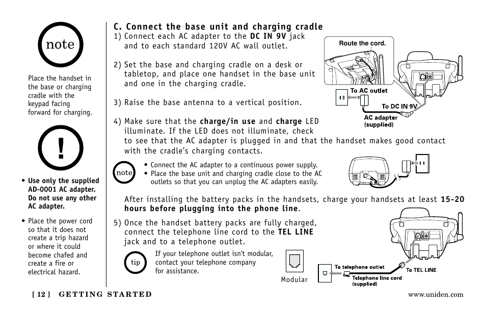 Uniden Answering Machine User Manual | Page 12 / 52