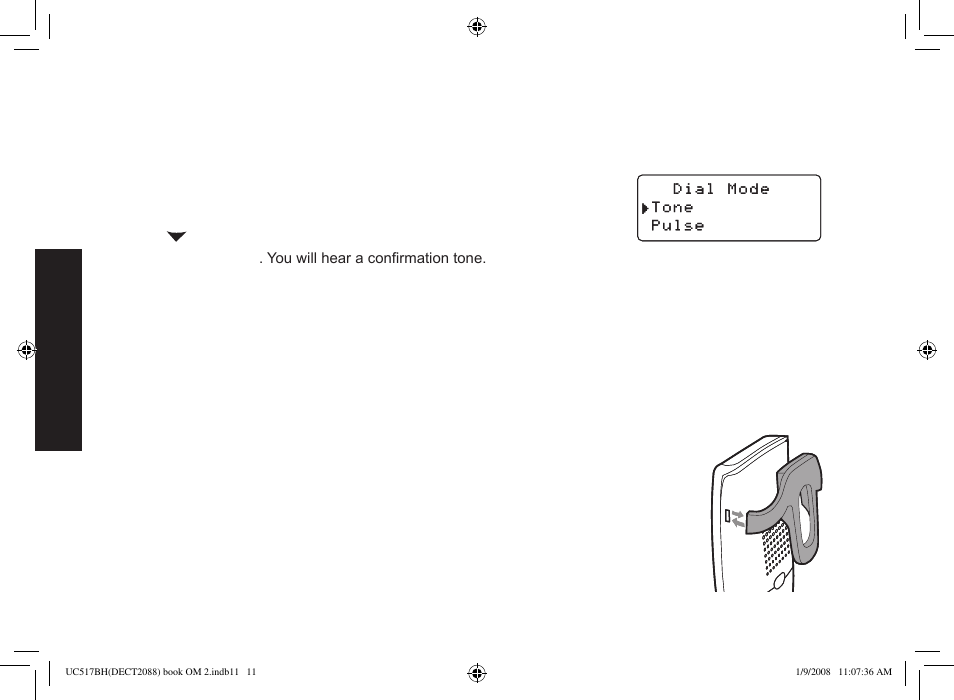 Now you are ready to use your phone, Installing the belt clip | Uniden DECT2088 Series User Manual | Page 12 / 72