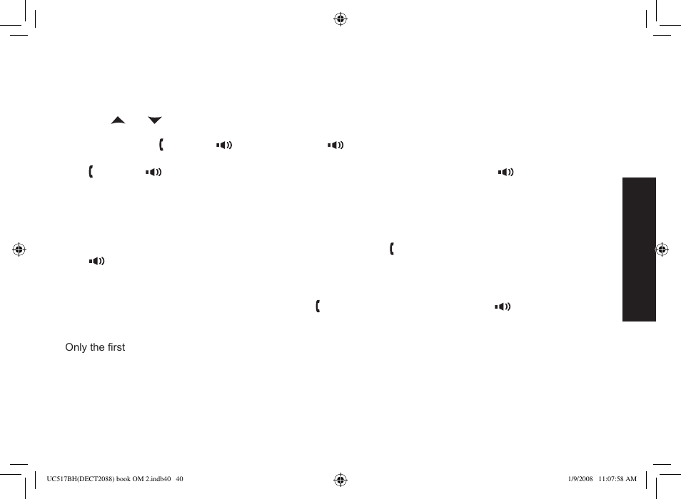 Transferring a call | Uniden DECT2088 Series User Manual | Page 41 / 72