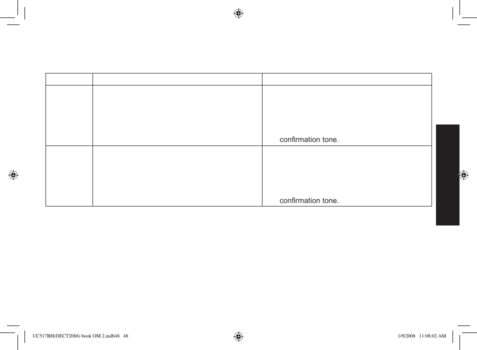 Using the answering system, Turning your answering system on and off | Uniden DECT2088 Series User Manual | Page 49 / 72