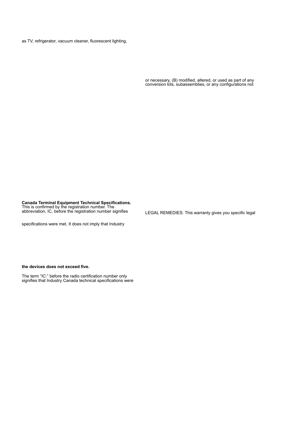 I.c. notice, One year limited warranty | Uniden 4541 User Manual | Page 11 / 12